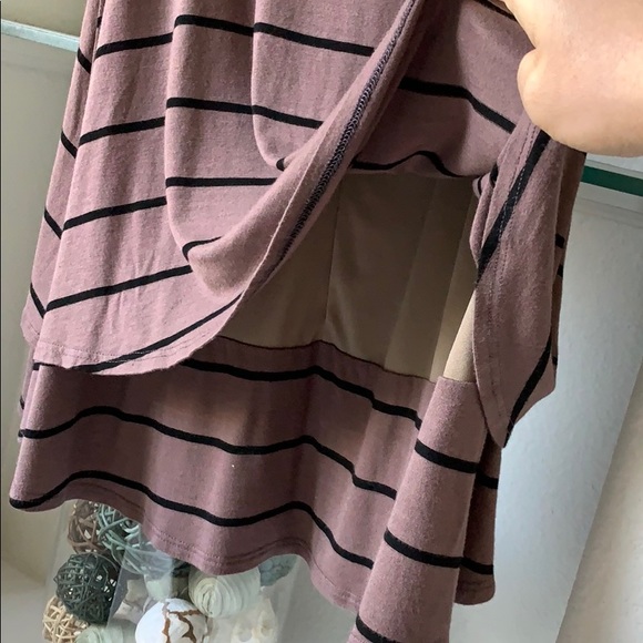 Brown striped tank - Picture 3 of 6